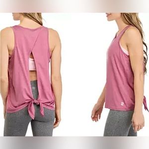 ZELOS Sleeveless Open Back Tank